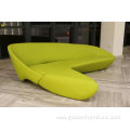 L moon shaped contemporary Luxury sofa